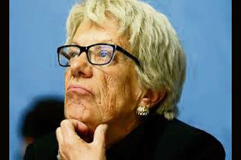 Erdogan should be prosecuted over Syrian offensive - ex-U.N. investigator del Ponte