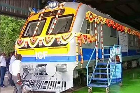 MEMU train between Coimbatore and Mettupalayam