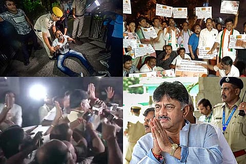 Karnataka Congress leaders, HDK rally behind Shivakumar, condemn arrest