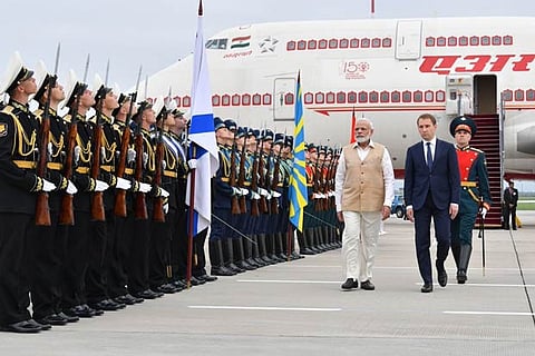 PM Modi in Vladivostok for EEF, talks with Putin