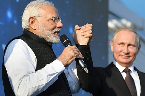 Sanctions no hinderance for expanding Indo-Russian economic ties: Modi