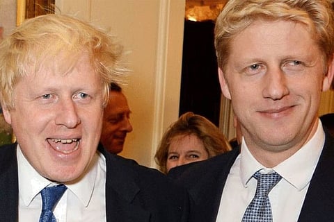 Boris with Jo Johnson