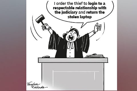 Judicial Magistrate’s laptop stolen from car on HC campus