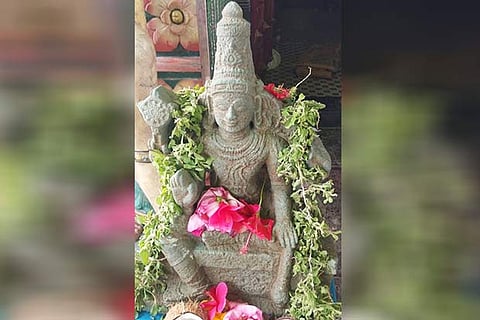 The idol was taken to the Tahsildar office