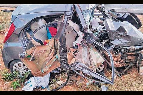 5 of a family killed in Andhra crash