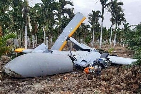 DRDO UAV crashes in farmland in Karnataka, none injured