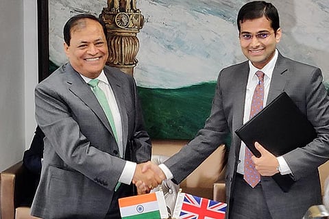 At the signing of the MoU for setting up the new plant