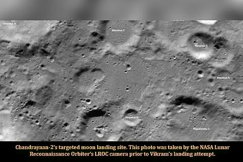 NASA orbiter captures images of Chandrayaan-2's attempted landing site, lander Vikram not spotted yet
