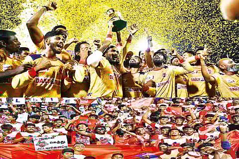 Tamil Nadu Premier League; large crowd to the stadium