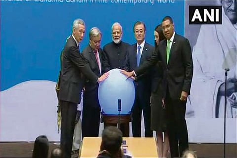 PM Modi delivers speech at UN on Gandhi's relevance in contemporary world