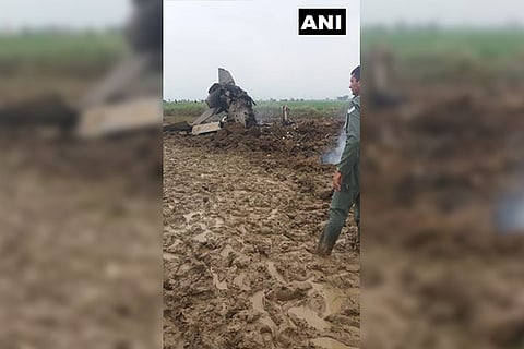 IAF MiG trainer aircraft crashes near Gwalior airbase, pilots eject safely