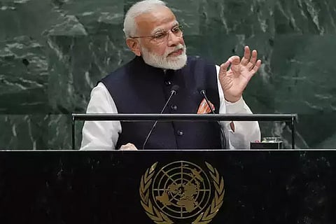 PM Modi invokes Tamil philosopher Pungundranar, Vivekananda in UNGA address