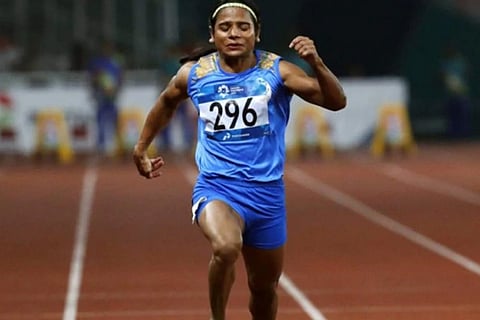 Dutee crashes out of World Championships in first round