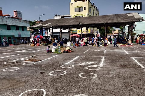 Villivakkam market shifted to bus terminus to ensure social distancing
