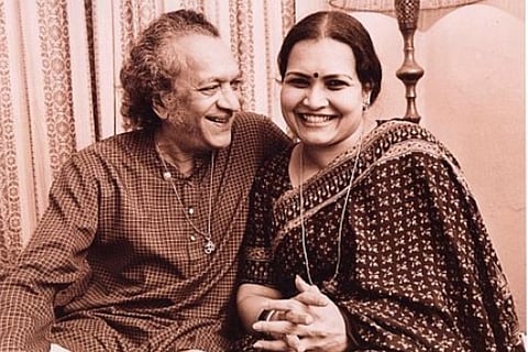 Pandit Ravi Shankar and Sukanya Shankar