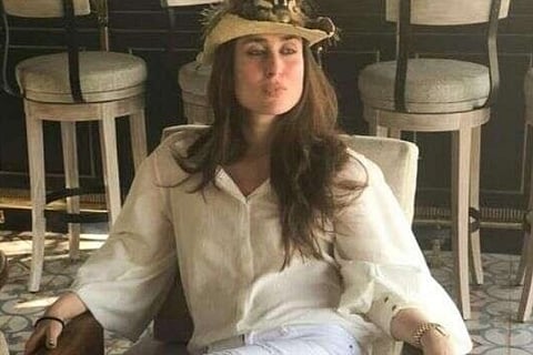 Kareena aces 'work from home' with a pout