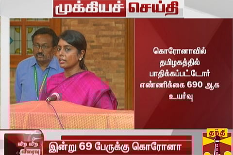 COVID-19: One more death in TN, 69 new cases