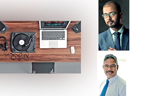 Top Right: Bijay Gautam and Babu Krishnamoorthy