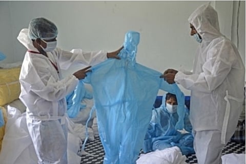 UK hospitals report body bag, PPE shortages