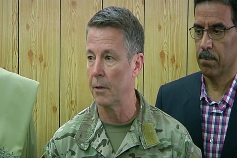 Commander of NATO forces in Afghanistan U.S. General Scott Miller. File Photo: Reuters