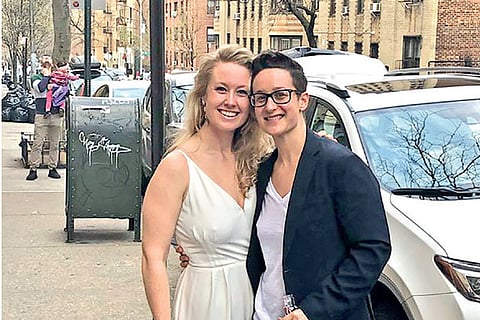 When balconies, sidewalks double up as wedding venues