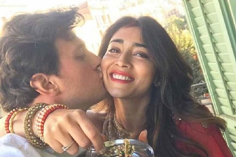 Shriya Saran, husband ignore netizen's objectification quip