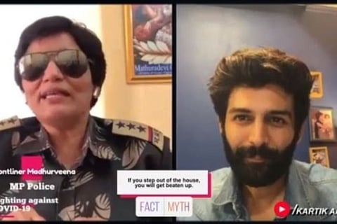Kartik Aaryan to chat up police personnel on episode 3 of his chat show