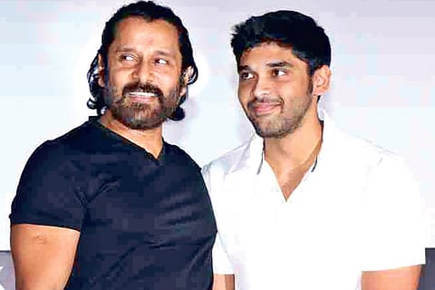 Vikram and son, Dhruv