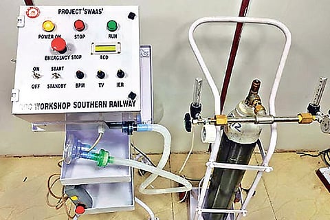 The prototype developed by Golden Rock Worshop, Tiruchy