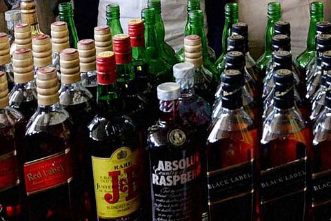 Cops steal liquor bottles from police station, suspended