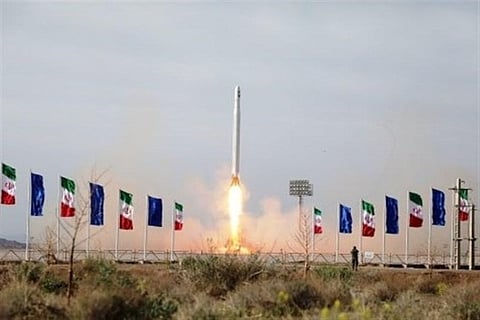 Iran's Guards say launched first military satellite into orbit