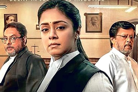 A still from Ponmagal Vandhal