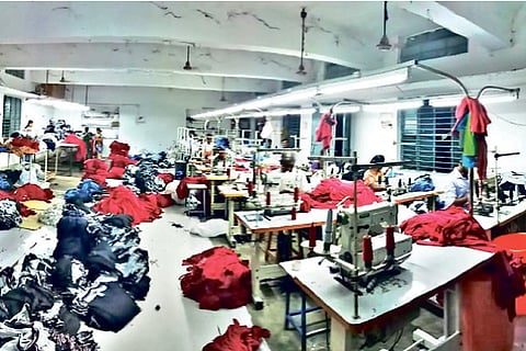 File photo of a textile unit in Tirupur