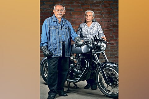 John Sudhakar and his wife Sulekha Sudhakar