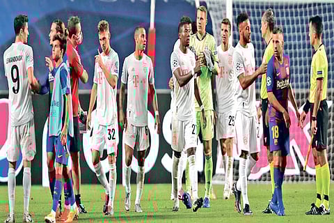 Bayern Munich was rampant against Barcelona in the CL quarter-finals, scoring four goals