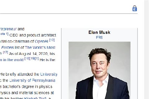 Wikipedia locks Musk's page after he asks Twitterati to 'trash' him