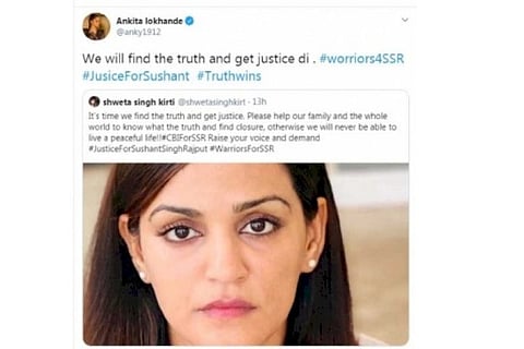 Ankita Lokhande shares a post for her mother