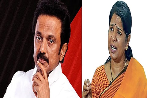 DMK president Stalin, Kanimozhi