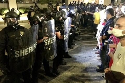 Unrest in US state after police shooting of black man