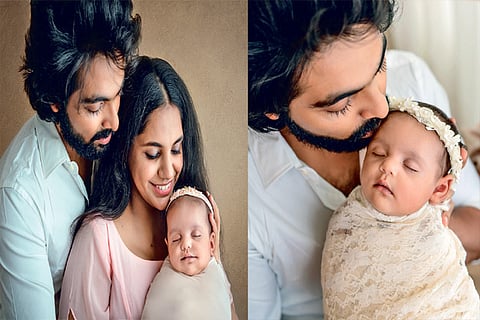 GV and Saindhavi?s photoshoot with daughter Anvi