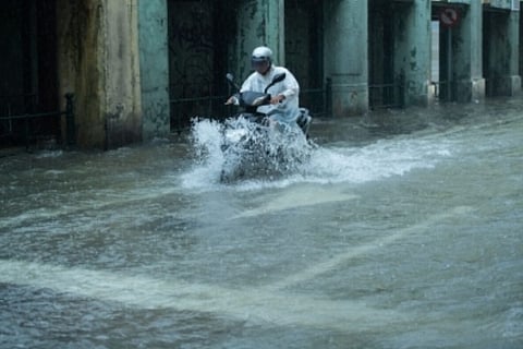 Typhoon barrels into North Korea after causing damage in South