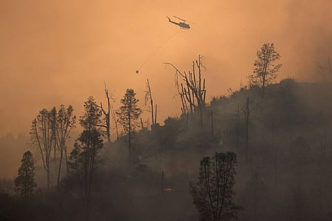 Firefighters make headway against lightning-sparked California wildfires