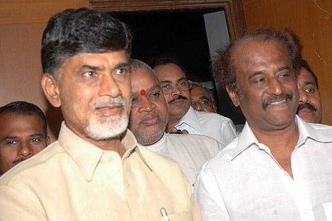 TDP president Chandrababu Naidu welcomes Rajinikanth's decision to launch party