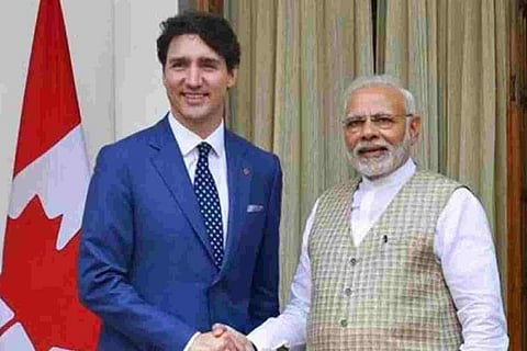 Justin Trudeau and Narendra Modi (File Photo)