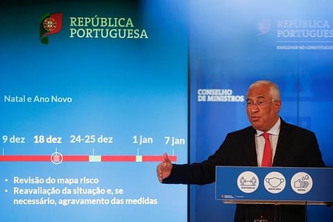 Portugal says it will ease COVID-19 rules over Christmas