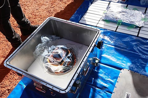 Image tweeted by Japan Aerospace Exploration Agency