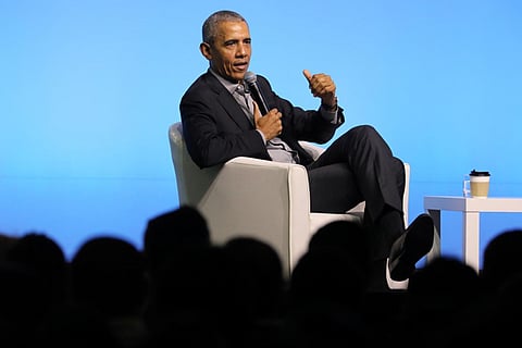 File photo: Former US President Barak Obama