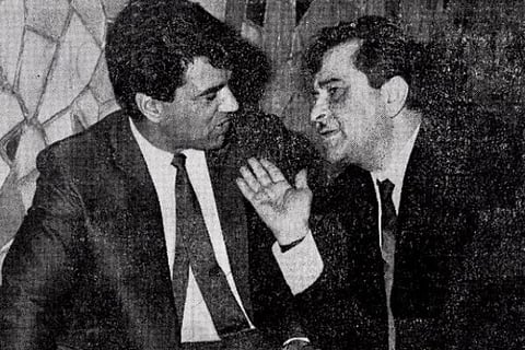 Dharmendra and Raj Kapoor