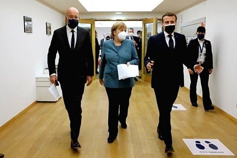 European leaders quarantine after Macron's Covid-19 diagnosis