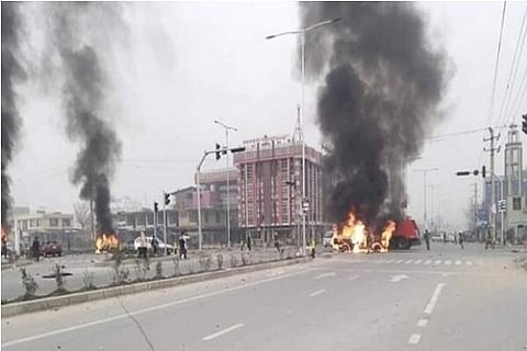 Source: ANI; Almost 9 people were killed in an explosion in Kabul